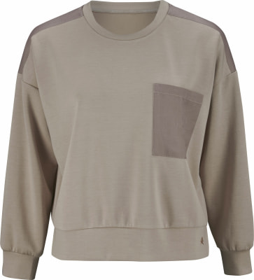 Active Rebel ACTIVE REBEL Sia női felső,Crewneck,Oversize Look, Materialmix