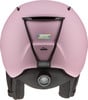 Rosa UVEX Skhelm mit Verstellsystem und Monte-Logo.