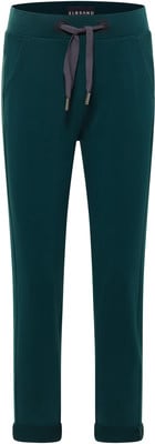 Grüne Damen-Jogginghose mit Kordelzug und Taschen. Grüne Damen-Jogginghose mit Kordelzug und Taschen.