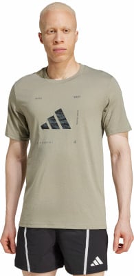 adidas Climacool Training Camo Logo Graphic T-Shirt