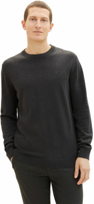 Tom Tailor TOM TAILOR Basic Crew Neck pulóver