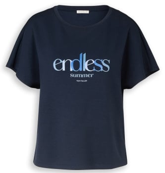 Tom Tailor Scuba Crew Neck női póló