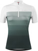 Damen-Radtrikot mit kurzen Ärmeln und Farbverlauf.