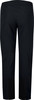 Schwarze Outdoor-Hose mit geraden Beinen und Reißverschlüssen unten.