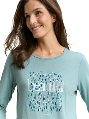 Tom Tailor Crew Neck női hosszú ujjú póló Tom Tailor Crew Neck női hosszú ujjú póló