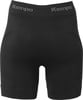 Schwarze Damen-Funktionsshorts mit Kempa-Logo am Bund.