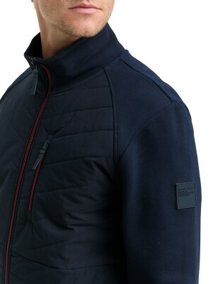 Tom Tailor Hybrid Sweatjacket férfi pulóver
