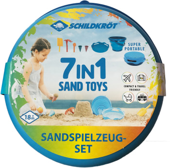 Schildkröt 7in1 Sand Toys Falteimer-Set