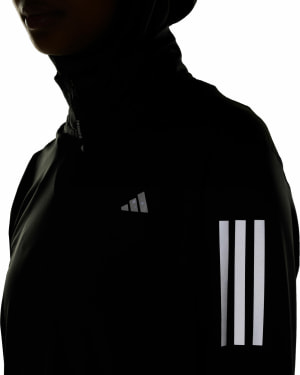 Own the Run langarm Laufshirt mit Halfzip