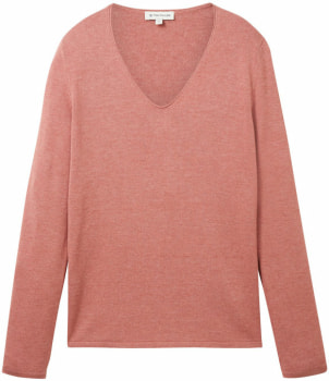 Tom Tailor Basic V-Neck női pulóver
