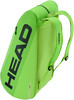 Grüne HEAD Tennistasche mit 'HEAD' und 'TOUR' Aufschrift.