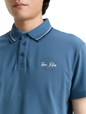 Tom Tailor Detailed Polo férfi póló