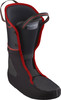 Innenschuh für Skischuhe mit roter Paspel und Schlaufen.