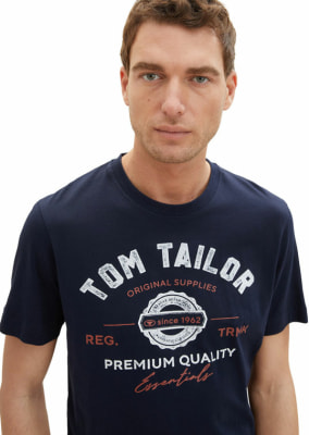 Tom Tailor Logo Tee férfi póló