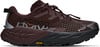 Brauner Hoka-Laufschuh mit Markenlogo und Gore-Tex-Technologie.