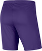Lila Shorts mit elastischem Bund und Kordelzug, aus flexiblem Material.