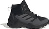 Fekete Adidas Terrex gyermek túracipő RAIN.RDY membránnal.