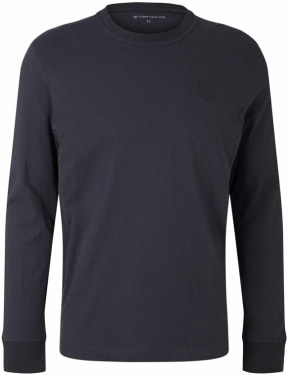 TOM TAILOR LS W.Chest Print férfi póló