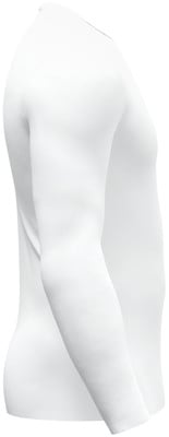 Weißes Langarmshirt im Profil. Weißes Langarmshirt im Profil.