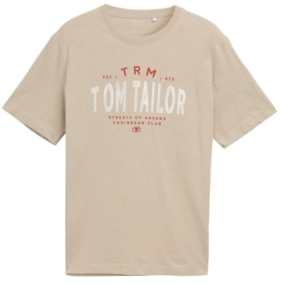 Tom Tailor Printed Slub férfi póló