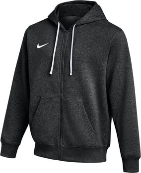Herren dunkelgrauer Nike Hoodie mit Reißverschluss und Kapuze.