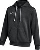 Pánska tmavosivá mikina Nike so zapínaním na zips a kapucňou.
