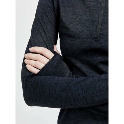 Craft Dám.tričko L/S Core Dry Active Comf, polozip, Quick Dry