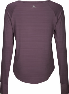 Damen-Pullover in Lila mit langen Ärmeln und Active Rebel Logo auf dem Rücken. Damen-Pullover in Lila mit langen Ärmeln und Active Rebel Logo auf dem Rücken.