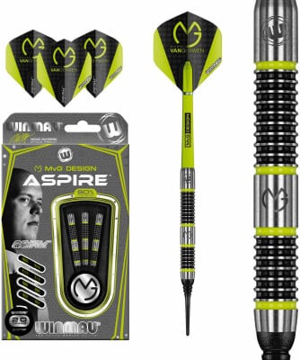 Winmau MVG Aspire 3er-Set Soft Dartpfeile