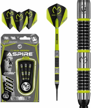 Winmau MVG Aspire 3er-Set Soft Dartpfeile