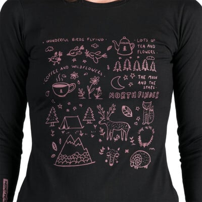 Northfinder Riya, dámske tričko Northfinder Riya, dámske tričko