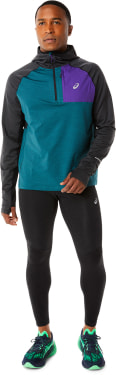 WINTER RUN LS HOODIE futófelső kapucnis
