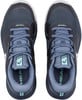 Oberansicht eines Paares dunkelblauer HEAD Sprint Pro 4.0 Junior Tennisschuhe.