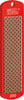 Roter Skischleifstein mit weißer Aufschrift SKIMAN und der Zahl 200.