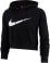 Swoosh Cropped Hoodie női kapucnis felső