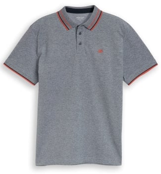 Tom Tailor Printed férfi galléros póló