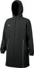 Schwarze Nike Herrenjacke mit Kapuze und weißem Logo.