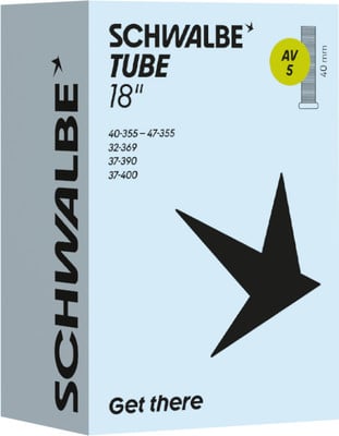 Schwalbe Fahrradschlauch AV 40mm Auto/Schrader Ventil Schwalbe Fahrradschlauch AV 40mm Auto/Schrader Ventil