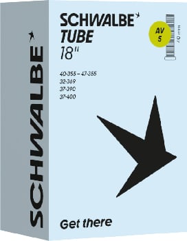 Schwalbe Fahrradschlauch AV 40mm Auto/Schrader Ventil