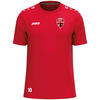 Rotes Fußballtrikot mit SPG-Logo und der Nummer 10.