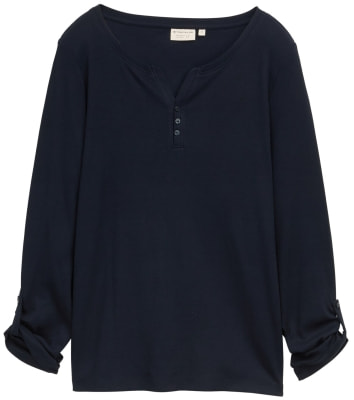 Tom Tailor Stripe Henley női 7/8-os póló