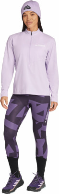 adidas W MT HALFZ LS T Shirt langarm Halfzip TERREX