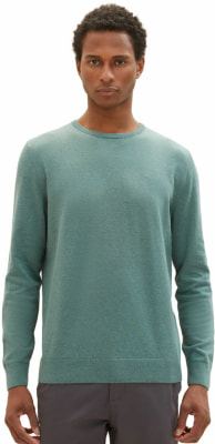 Tom Tailor TOM TAILOR Basic Crew Neck pulóver