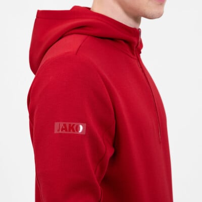 Jako Pro Casual Hoodie mit Halfzip
