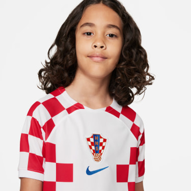 CRO StadiumYJersey Hom e Fußballtrikot Kroatien Heim