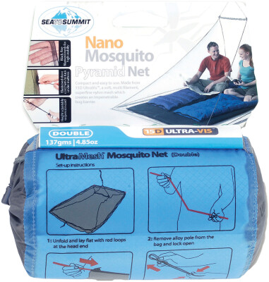 Sea to Summit Sea To Summit Nano Mosquito Pyramid Net Double