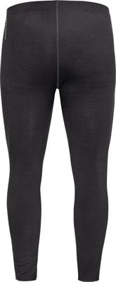 Damen dunkelgraue Leggings mit flacher Naht und grünem Logo an der Seite. Damen dunkelgraue Leggings mit flacher Naht und grünem Logo an der Seite.