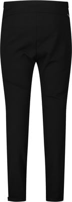 Schwarze Damenhose mit geradem Schnitt und hohem Bund. Schwarze Damenhose mit geradem Schnitt und hohem Bund.