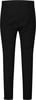 Schwarze Damenhose mit geradem Schnitt und hohem Bund.