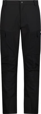 Schwarze Herrenhose mit Cargotaschen und verstärkten Knien. Schwarze Herrenhose mit Cargotaschen und verstärkten Knien.